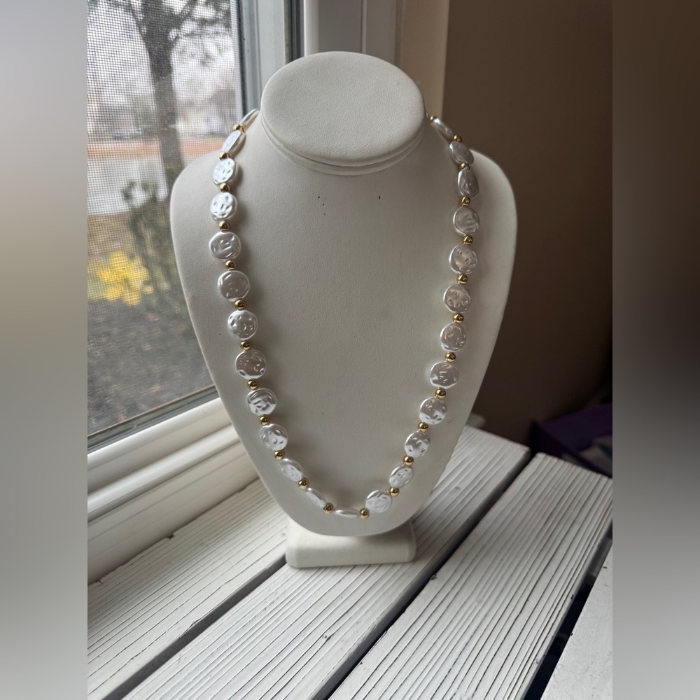 CABLE ROPE TWO TONE NECKLACE